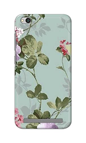 Image of Printed Hard Back Cover Case for Mi Redmi 5A Back Cover (Floral Painting) -203