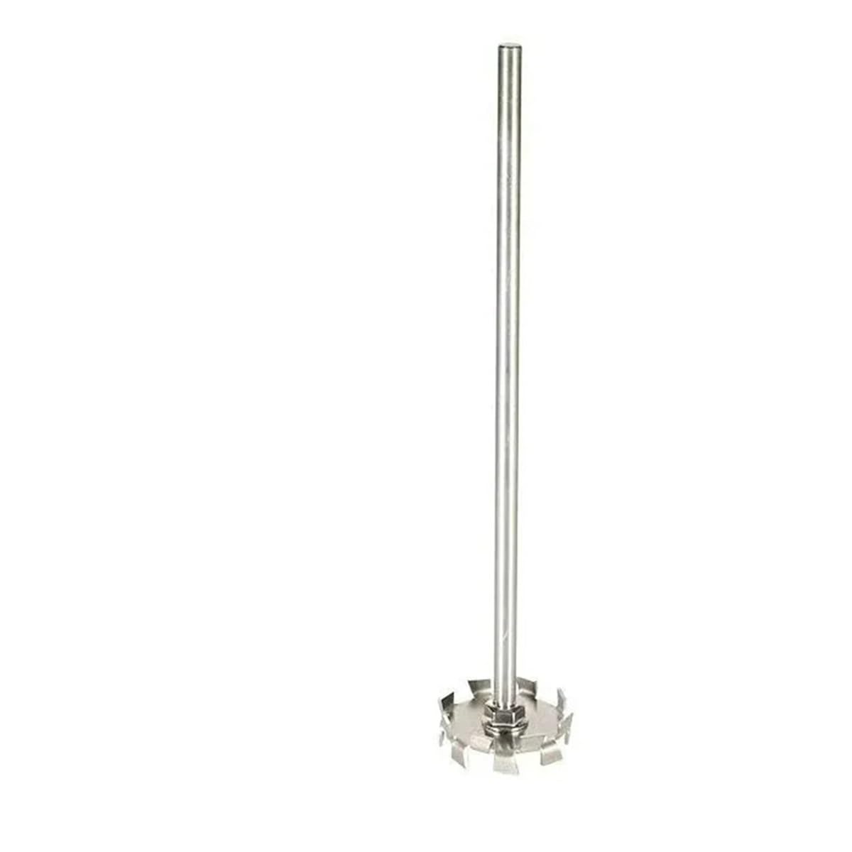 Sprzęt do przyrządów laboratoryjnych Dyspergator ze stali nierdzewnej 304 z prętem mieszającym 30-120 mm Laboratoryjny Mieszadło Dyspergator Średnica pręta 8 mm (dysk 40 mm z prętem)