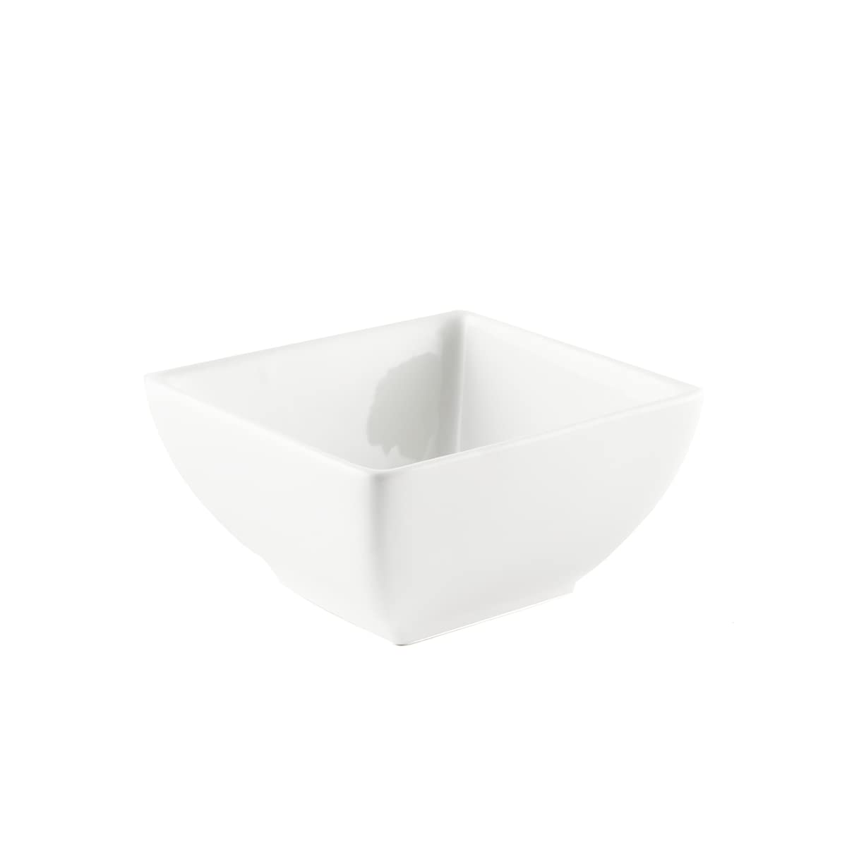 Porceletta Porcelain Square Soup Bowl, 9 cm Size, Ivory