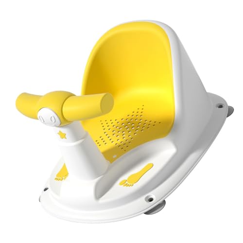 Beatifufu Bath Seat with Fit for All Bathtubs Anti-Slip Bath Chair for Months Plus Comfortable Support Shower Seat for Newborns and Boy Girl