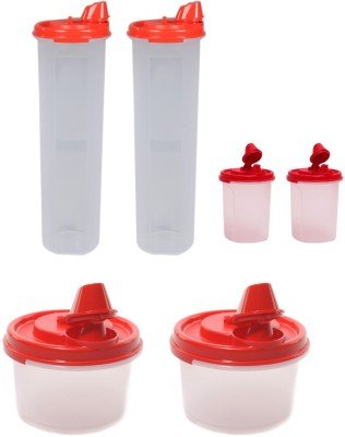 Tupperware Mega Magic Flow 2nos Mini Magic Flow 2nos Little Magic Flow 2nos Free 3480 ml Oil Dispenser Set