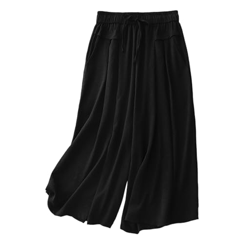 Pantalon palazzo en lin fluide compagnon quotidien idéal pour vos vacances au soleil