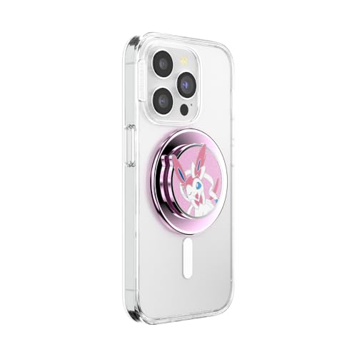 Image of PopSockets Phone Grip for MagSafe, Magnetic Holder, Phone Stand, Pokemon - Sylveon Wink