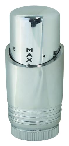 SOMATHERM FOR YOU, Tête thermostatique M30x1,5 design chromé pour radiateur ou sèche-serviette, contrôle précis de la température, fonction antigel, installation facile et universelle