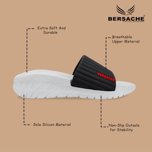 Image of BERSACHE Extra Soft Classic Casual CHAPPAL with Regular wear with Ultra Soft & Flexibility Technology Slippers for Men's