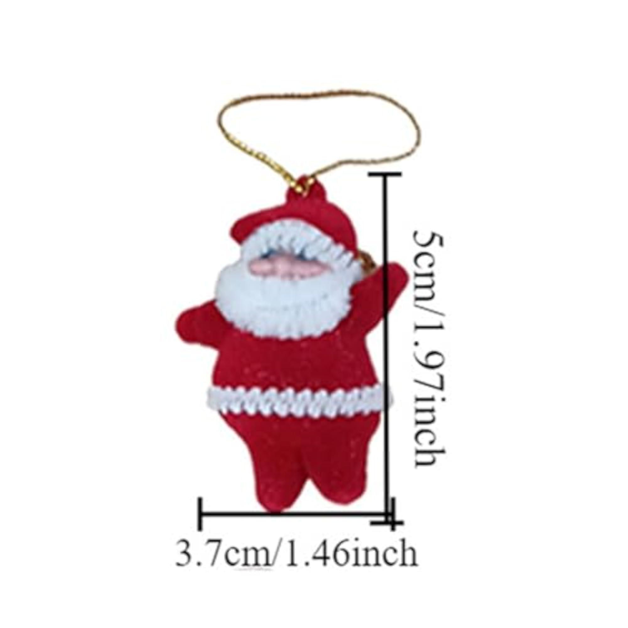 24 Pieces Christmas Tree Hanging Figurine Ornaments