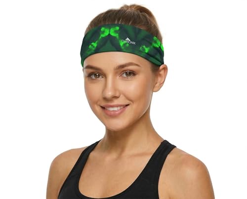 Image of Duwoni Sports Headbands for Men, Moisture Wicking Workout Headband, Sweatband Headbands for Running,Cycling,Football,Yoga,Tennis,Hiking,Hairband for Women and Men