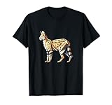 Geometric Art African Serval Servals T-Shirt