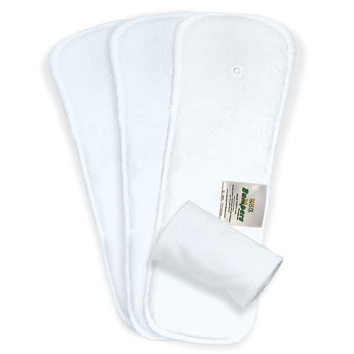 Image of Bumpers Baby Insert Pad | Soft, Washable & Super Absorbent | Leakproof, Eco-Friendly, Comfortable & Safe for Babies | Ideal for Day and Night Use (Pack of 3)