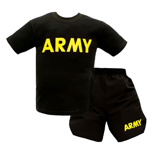 Image of TROOPER Youth Army PT 2PC Short Set