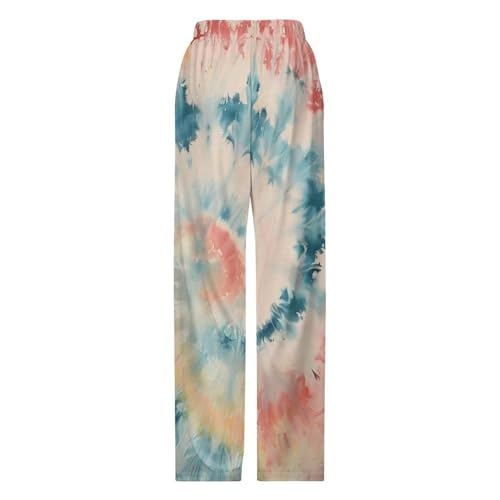 Tie Dye Rainbow Colorful SpiralChildren's Casual Pajamas160CM4