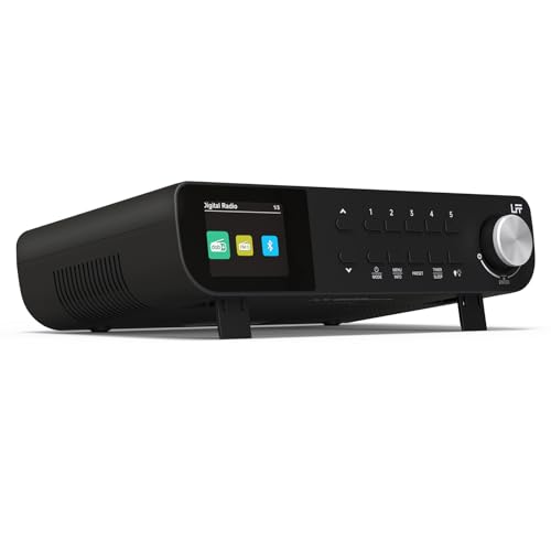 LFF Küchenradio DAB Digital Radio - Tragbares Küchenradio mit Farbdisplay und Bluetooth