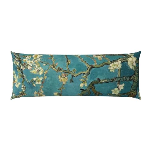 Housse de coussin fleurs d'amandier rectangulaire 51x137 cm - 3