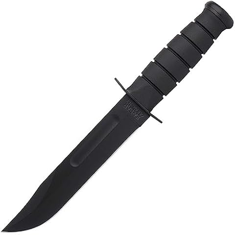 KA-BAR #1213 Black Straight Edge Knife / Hard Sheath Cover
