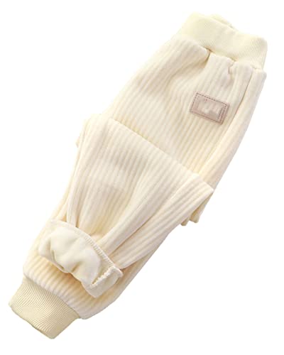 Yimutian Pantalones Deportivos Niños Leggins Invierno Térmicos Pantalones Forro Polar Niña Niño Beige 120