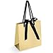 SHYRABBIT Anti-scratch Gift Wrap Bags 10 packï¼Œ Shipping bags with Ribbon handles,Wedding,Party,Giftï¼ŒRetail (7.9x3.1x9.1Inch, gold)
