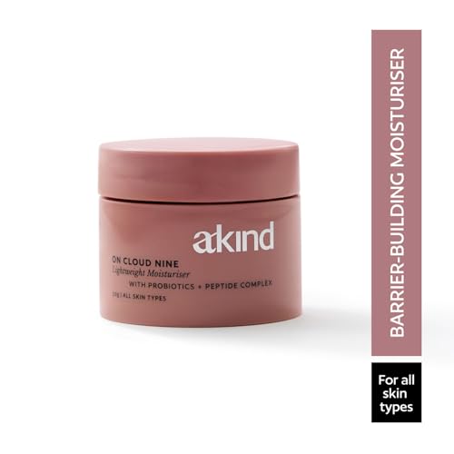 Image of Akind On Cloud Nine Lightweight Moisturiser | Daily Lightweight Moisturiser | For All Skin Types | Skin Barrier Build range | Probiotics, Peptide Complex, Ceramide Complex
