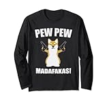 Photo Gallery pew pew madafakas cane meme shiba inu regalo maglia a manica Photo Gallery pew pew madafakas cane meme shiba inu regalo maglia a manica