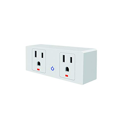 Jinvoo Wifi Smart Plug, Wireless Smart Outlet - Remote Control Wi-Fi Plug Compatible with Alexa Echo Google Home IFTTT, 1 pack, No Hub Required Smart Socket
