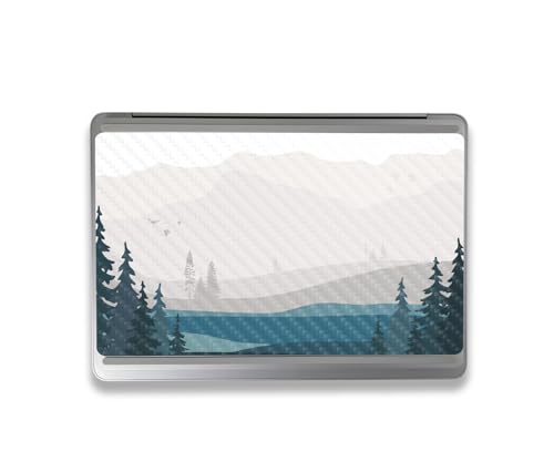 Image of MightySkins Carbon Fiber Skin Compatible with Microsoft Surface Laptop Studio 2 (2023) Full Wrap Kit - Tundra | Protective, Durable Textured Carbon Fiber Finish | Easy to Apply | Made in The USA