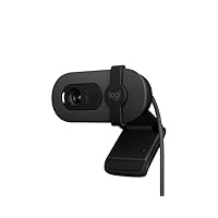 Logitech Brio 100 Full HD per riunioni e streaming, bilanciamento automatico illuminazione...