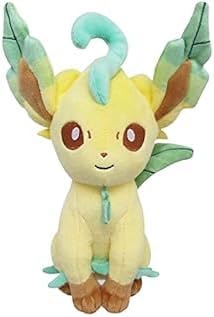 Leafeo Plush Stuffed Toy, Evolution Collection, Eve Character, Geen