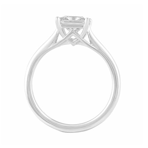 1CT-2CT IGI Certified Lab Grown Diamond Engagement Rings for Women Princess Cut Lab Created Diamond Engagement Ring 10K 14K 18K Gold (D-F Color VS1-VS2 Clarity)4