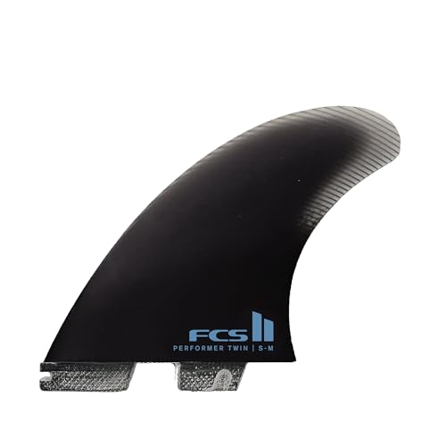 FCS II Performer Twin +1 PG S-M Black Fins