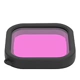 Filtro rojo claro, corrección de desviación de color, reducción de azul, apto para uso sumergible. Filtro rojo, reducido a verde, adecuado para fotografiar agua de mar. Filtro morado, reducido a azul, apto para disparar agua.