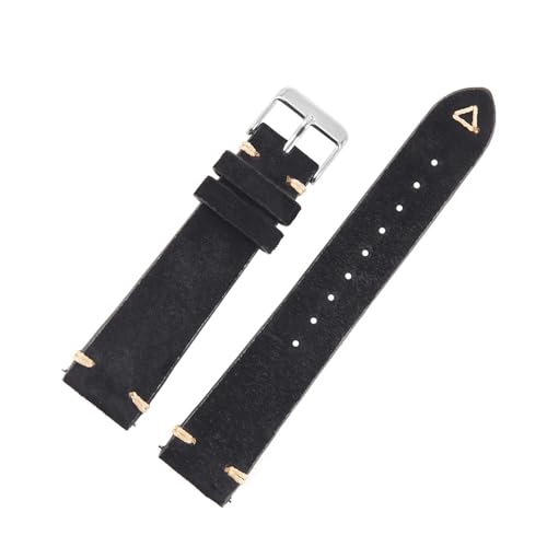 XG[hU[EHb`Xgbv 18mm 19mm 20mm 21mm 22mm 24mm O[ Be[Woh pXgoh nhChXeb`EHb`oh(Black,18mm silver buckle)