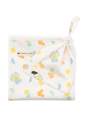 Image of MONICA + ANDY Mini Hospital Cuddle Box, 100% Organic Baby Clothes for Newborns & Infants, Coming Home Swaddle Blanket & Cap