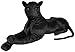 BRUBAKER Peluche Panthère 110 cm Couchée - Peluche XL - Gros Chat Noir