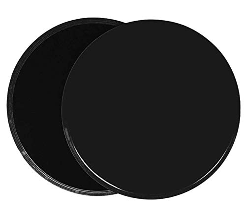 JGR SELECT Discos Deslizantes Fitness Core Sliders - 2 Discos Doble Cara Deslizantes para Hogar, Yoga, Fitness, Pilates, Abdominales, Ejercicios de Cuerpo, Crossfit Cover