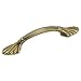 Amerock BP1333-O77 Natural Elegance Burnished Brass Bundle Pull 3" CtoC-2 Pack