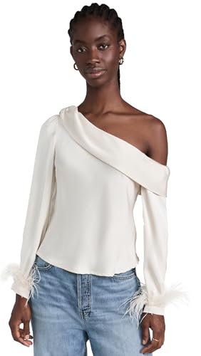 ASTR the label Women's Dawn Top, Champagne, Off White, M