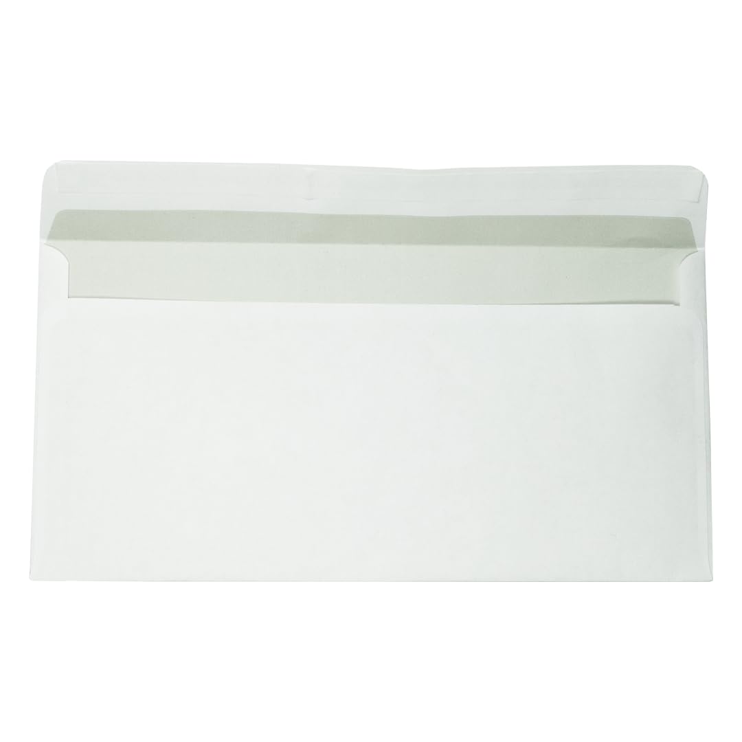 DULA EA5/6 Umschläge, 110 x 220 mm, Venster links, 1000 Stück, Selbstklebend mit Klebestreifen, 80 g/m²