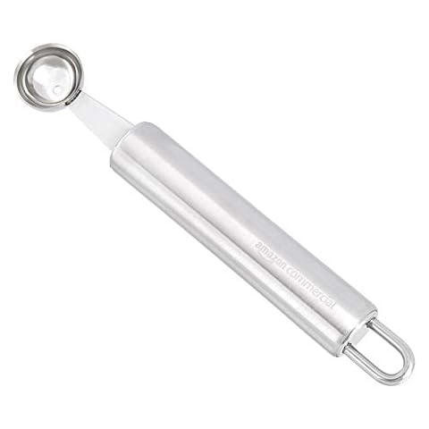 AmazonCommercial - Vaciador de melón de acero inoxidable de 3,2 cm Cover