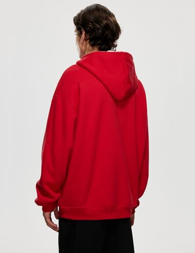 Iwing Hoodies Sweatshirts for Men Heavyweight Fleece Hoodie Oversized Weighted Cotton Warm Sweatshirt Women Fall Winter3