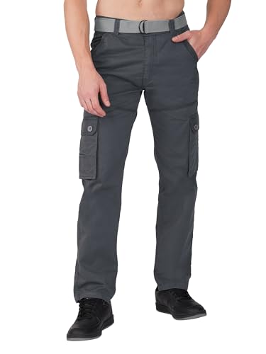 Image of Urban Legends Cargos for Men || Men's Cotton Regular Fit Cargo Joggers with 6 Pockets || Casual Pants || (UL-1R9)