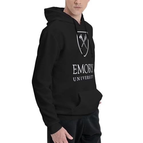 Emory University Couple'S Padded Hooded Sweatshirt Long Sleeve Adult Sweatshirt Unisex4