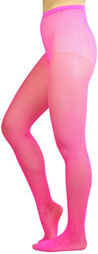Image of ToBeInStyle Women's Sexy Vibrant Fine Classic Fishnet Full Footed Pantyhose