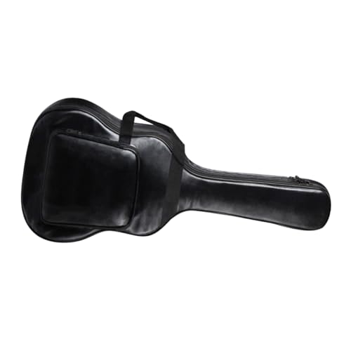 VANZACK 1Pc Guitar Bag with Double Shoulder Strap Ergonomic Design for Acoustic Folk Guitars Durable for Travel and Outdoor Performances Black