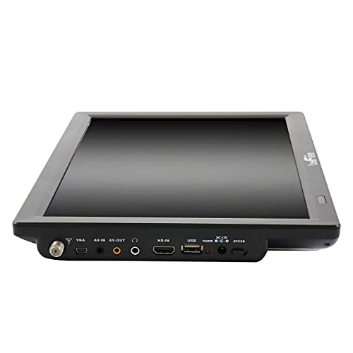 Image of beFree Sound Portable Rechargeable 14 Inch LED TV with HDMI, SD /MMC, USB, VGA, AV in /Out and Built-in Digital Tuner in Black