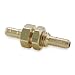 Bulkhead Union, 0.250 in, Barbed, Brass
