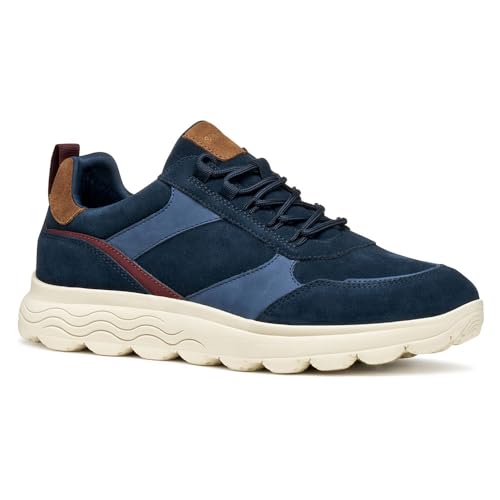 Geox Zapatillas Deportivas U Spherca para Hombre, Color Azul, Talla 43 EU, Azul, 43 EU