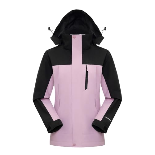 LHHMZ Chaqueta impermeable para mujer, Chaquetas transpirables con capucha, Chaqueta Casual Abrigo de Trabajo