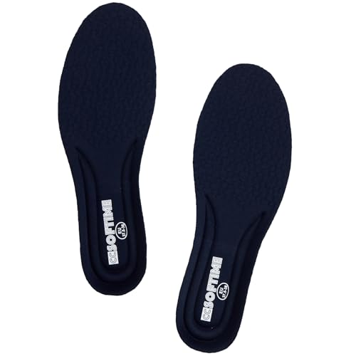 CCSOFTIME Comfort Inlegzolen voor Dames en Heren, Vervangende Zachte Sport Schoeninlegzolen voor Dagelijks Gebruik en Werk - Demping en Ademend, donkerblauw, 36.5/37 EU