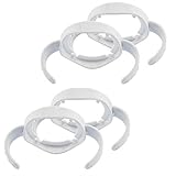 Genenic Bottle Grip Handle for Avent Natural Wide Mouth PP Glass Feeding Baby Bottle Accessories 4 Pack