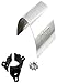 air intake heat shield - Aluminum Air Filter Heat Shield, Universal, Fits 3.50"
