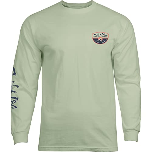 Salt Life Men's Morning Wave Long Sleeve Crew Neck Tee2